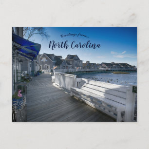 Carte Postale La promenade des banques extérieures Caroline du N