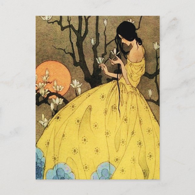 Carte Postale "La promesse du printemps" par Marjorie Miller (Devant)