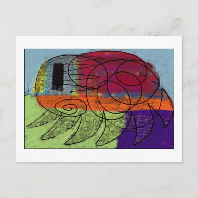 Carte Postale La puce (Devant)