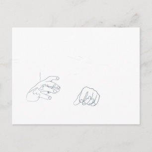 Carte Postale La puissance des mains