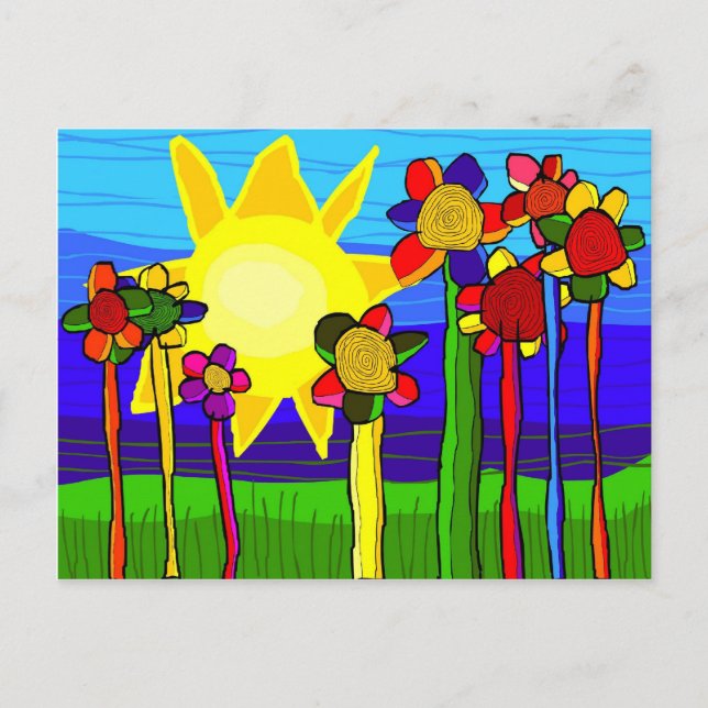 Carte Postale "la puissance du soleil" (Devant)