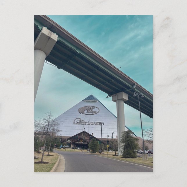Carte Postale La pyramide Bass Pro Shops Memphis (Devant)