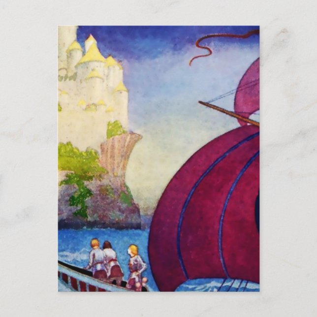 Carte Postale « La Quête du Graal » par Thomas Mackenzie (Devant)