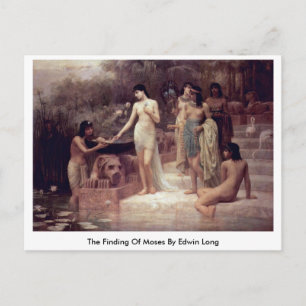 Carte Postale La Recherche De Moïse Par Edwin Long