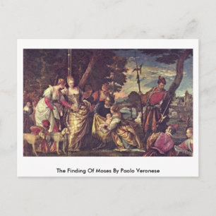 Carte Postale La Recherche De Moïse Par Paolo Veronese