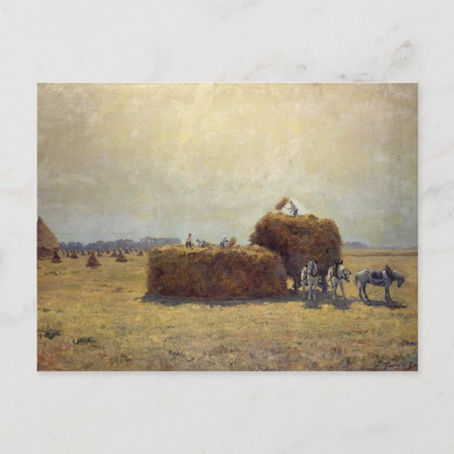 Carte Postale La récolte (Devant)