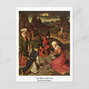 Carte Postale La récolte de manne par Bouts Dieric