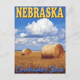 Carte Postale La récolte dorée du Nebraska : l'État Cornhusker