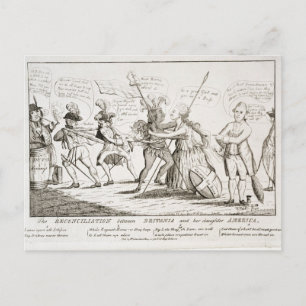 Carte Postale La réconciliation entre Britannia America