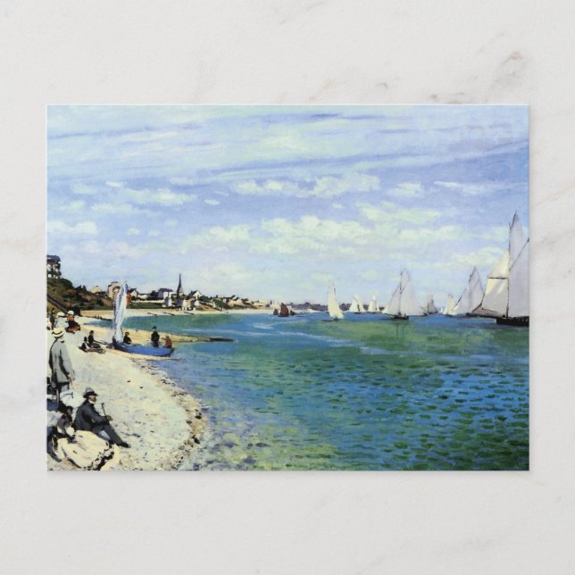 Carte Postale La Regatta à Saint-Adresse (Devant)