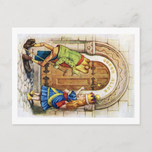 Carte Postale La reine Alice et la grenouille au pays des mervei