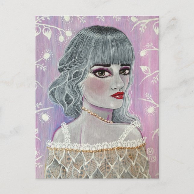 Carte Postale La reine blanche (Devant)