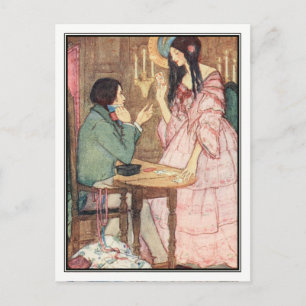 Carte Postale La Reine des Coeurs par Florence Harrison