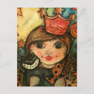 Carte Postale La reine d'Halloween