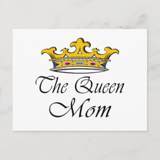 Carte Postale La Reine, maman ! T-shirt & idées cadeaux pour mam
