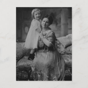 Carte Postale La reine Wilhelmina et Juliana de la Pays-Bas