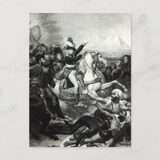 Carte Postale La représentation de Napoléon comme héros de la co (Devant)