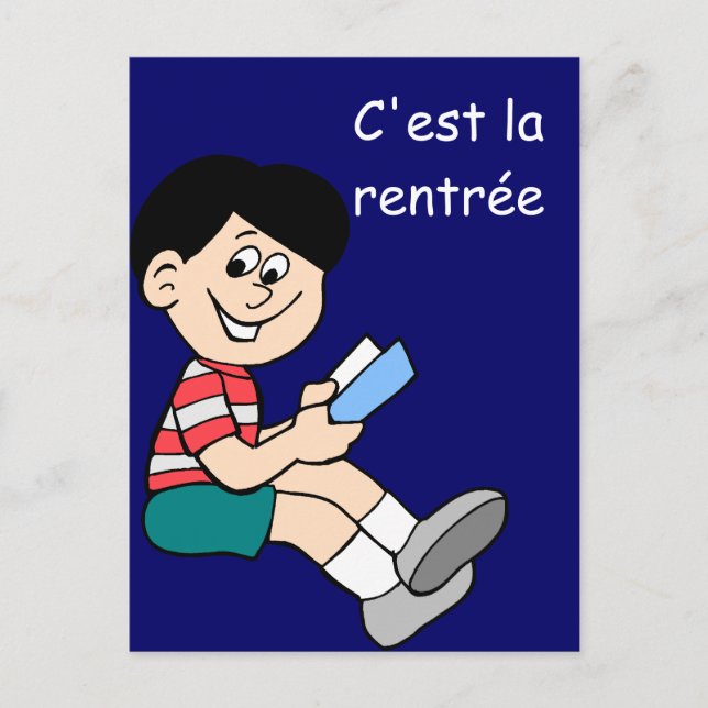 Carte Postale La restauration des classes (Devant)