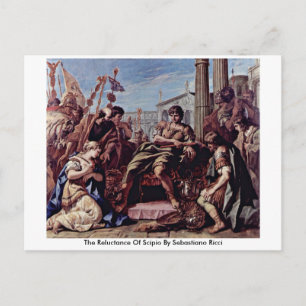 Carte Postale La Réticence De Scipio Par Sebastiano Ricci
