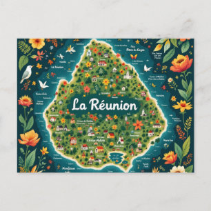 Carte Postale La Réunion Reunion Island Postcard