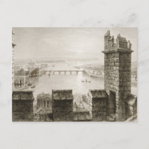 Carte Postale La rivière Shannon et Limerick