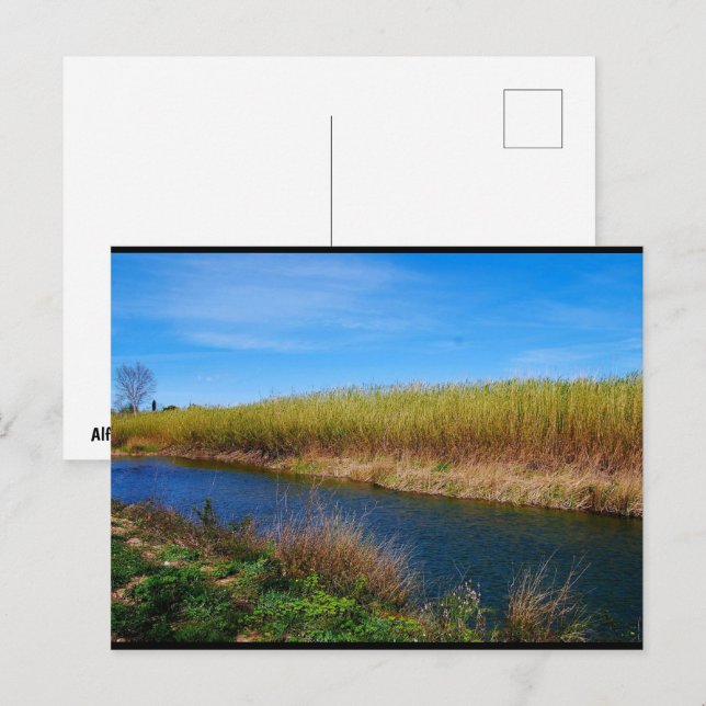 Carte Postale La rivière Túria (Devant / Derrière)