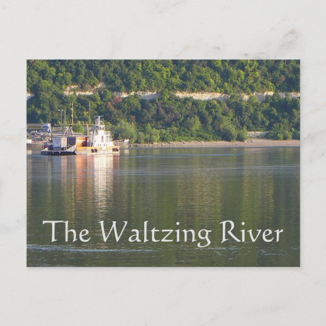 Carte Postale La rivière Waltzing (Devant)