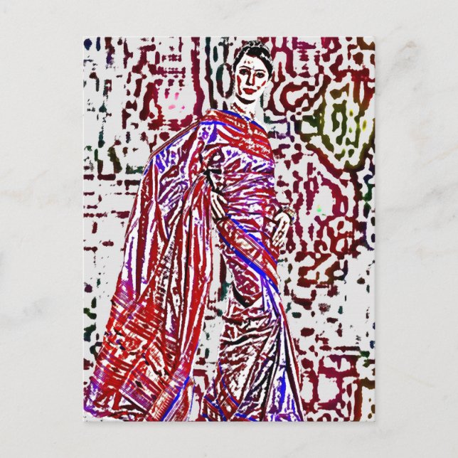 CARTE POSTALE LA ROBE MARIAGE D'OYA (Devant)