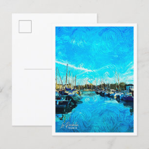 Carte Postale La Rochelle France Belle peinture à l'huile