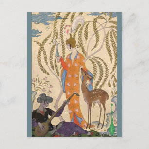 Carte Postale La Romance de la Perse de Parfum par George Barbie