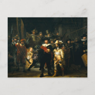 Carte Postale La Ronde de Nuit - Rembrandt