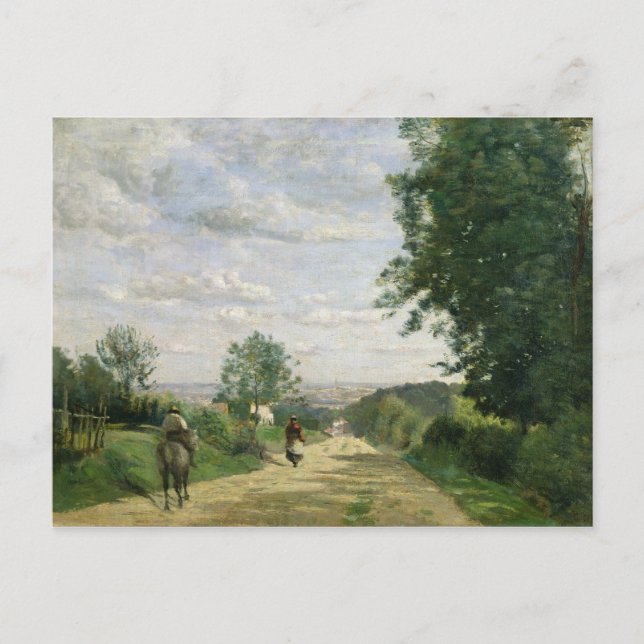 Carte Postale La route vers Sevres, 1858-59 (Devant)