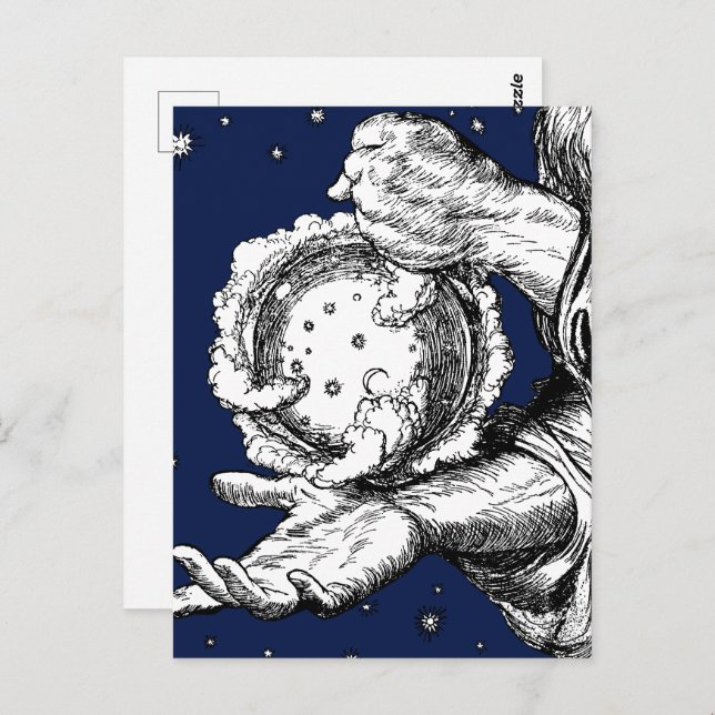 Carte Postale La Rubaiyat de la création d'Omar Khayyam (Devant / Derrière)