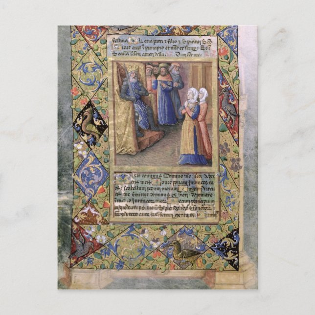 Carte Postale La sagesse de Salomon (Devant)