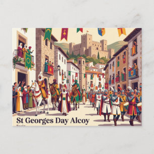 Carte Postale La Saint-Georges à Alcoy en Espagne