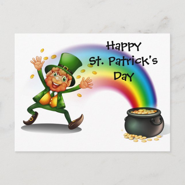 Carte Postale La Saint-Patrick (Devant)