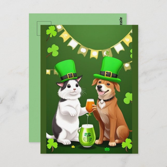 Carte Postale La Saint-Patrick (Créateur téléchargé)