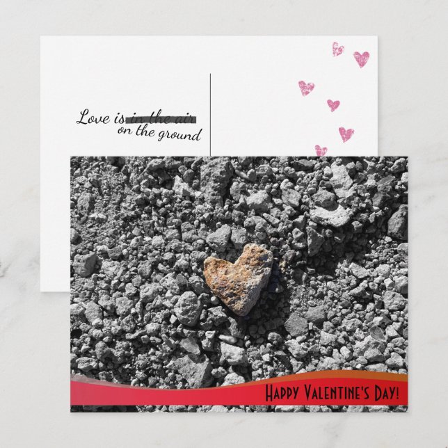 Carte Postale La Saint-Valentin (Devant / Derrière)