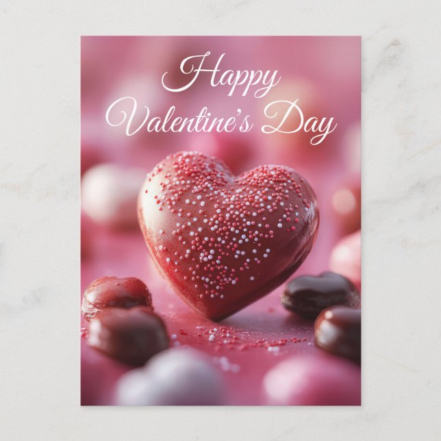 Carte Postale La Saint-Valentin (Devant)