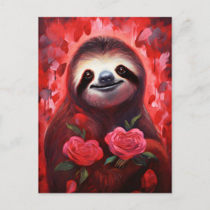 Carte Postale La Saint-Valentin de la paresse