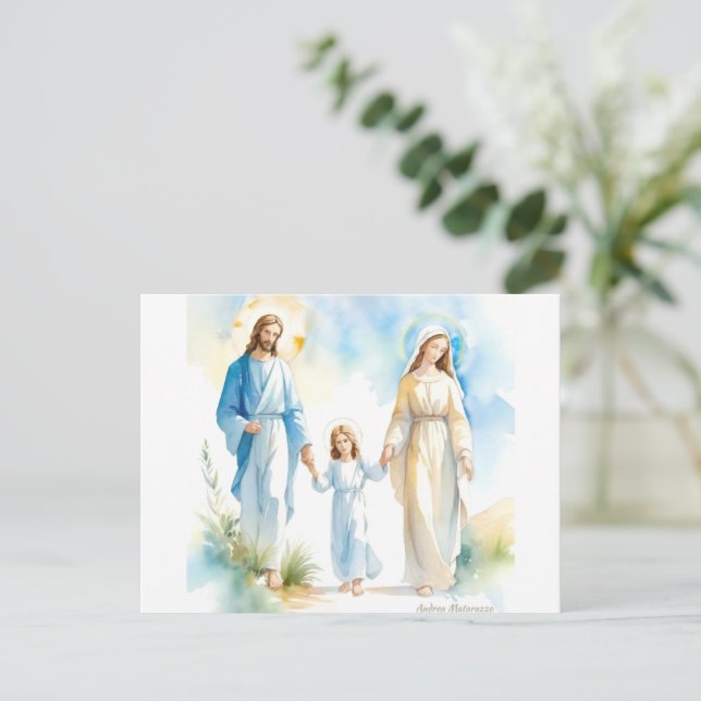 Carte Postale La Sainte Famille (Debout devant)