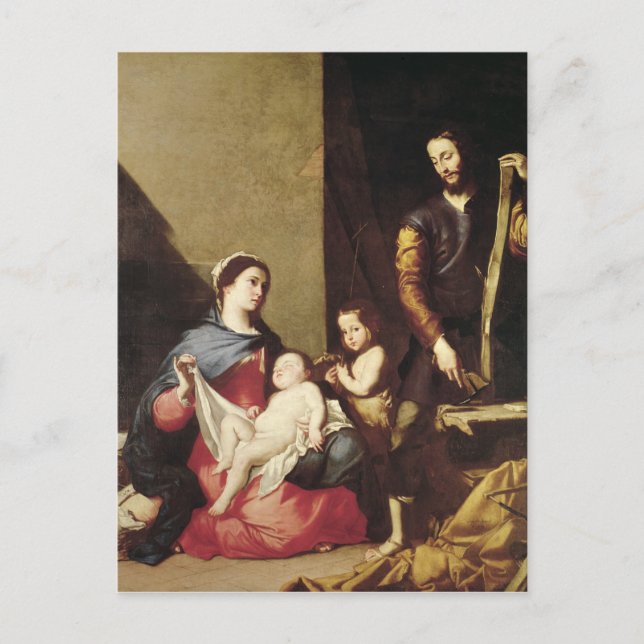 Carte Postale La Sainte Famille, 1639 (Devant)