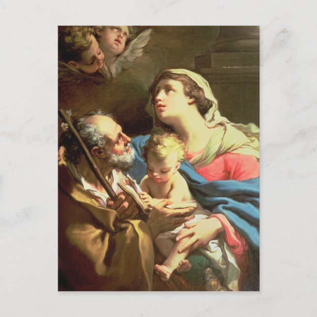 Carte Postale La Sainte Famille, 18ème siècle (Devant)