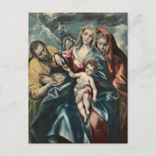 Carte Postale La Sainte Famille avec Marie-Madeleine par El Grec