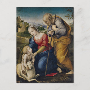 Carte Postale La Sainte Famille de Raphaël