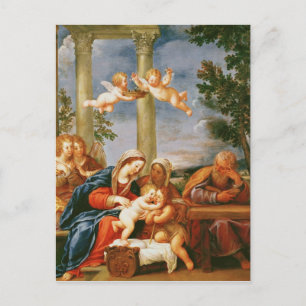 Carte Postale La Sainte Famille St. Elizabeth et St. John