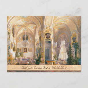 Carte Postale La Salle de Dessin en style Rococo II, avec Cupido