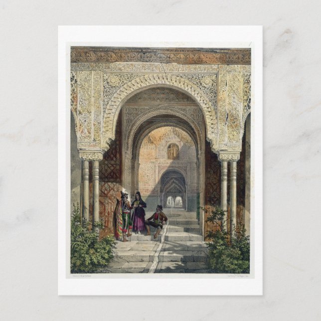 Carte Postale La Salle des Deux Soeurs de l'Alhambra, Grana (Devant)