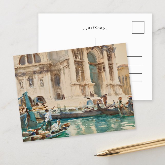Carte Postale La Salute, Venise | John Singer Sargent (Créateur téléchargé)