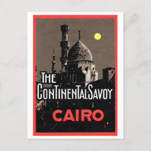 Carte Postale La Savoie Continentale, Affiche de voyage du Caire